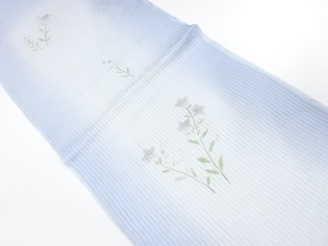 正絹　竪絽　夏用帯揚げ